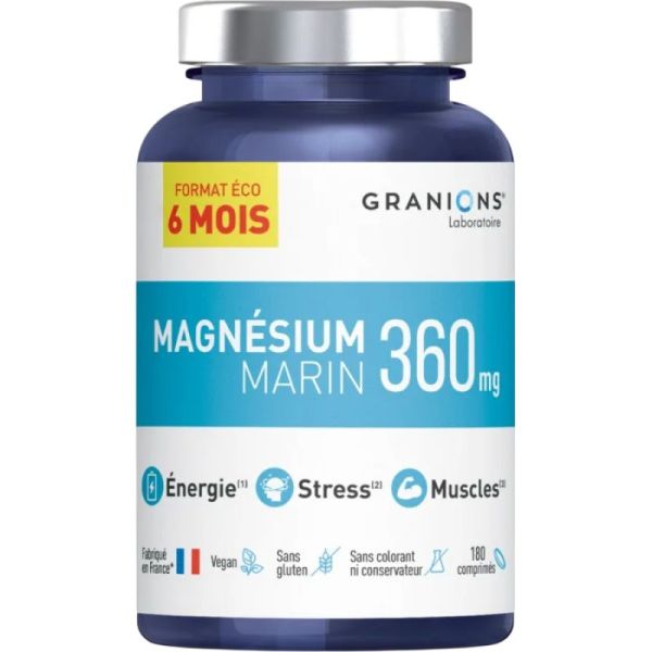 Granions Magnésium Marin - 180 comprimés