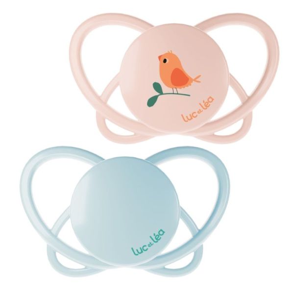 Duo de sucettes physiologiques – Oiseau (6-18mois)