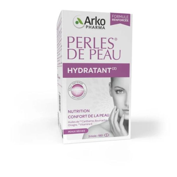 Perles de peau hydratant nutrition peau sèche 180 capsules