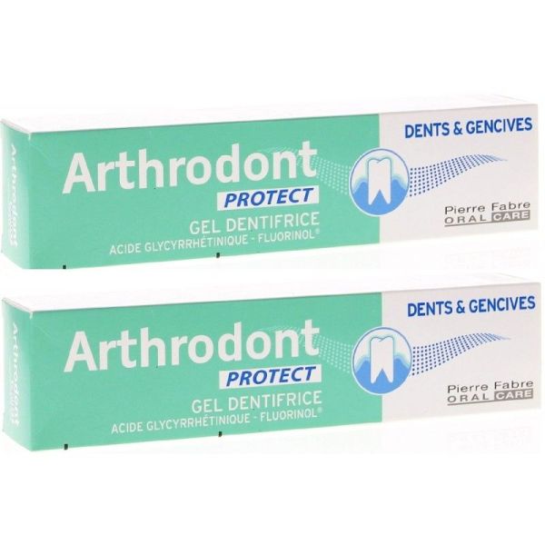 Arthrodont Protect Gel, Dentifrice fluoré gencives sensibles - 75ml
