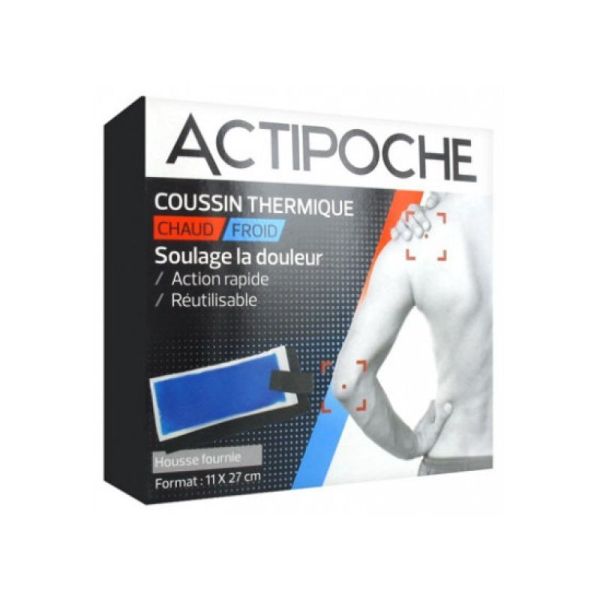 Actipoche Coussin Thermique chaud/froid 11x27cm