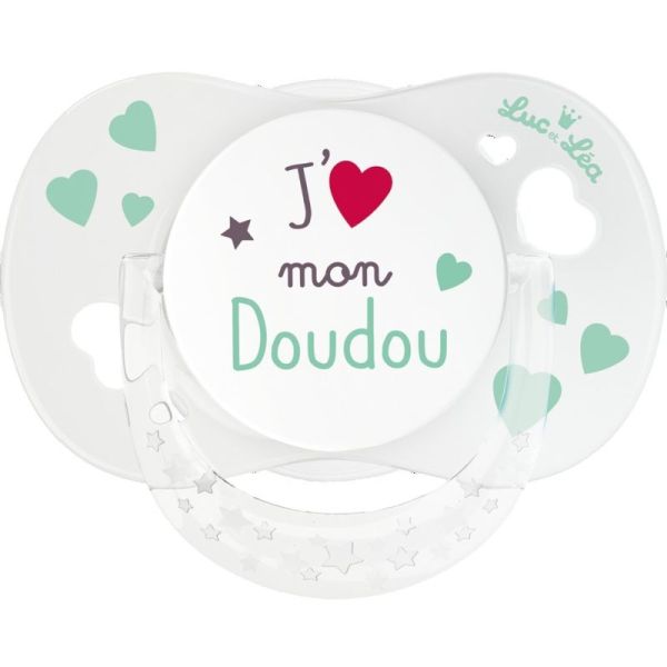 Sucette physiologique – J’aime mon doudou (0-6mois)