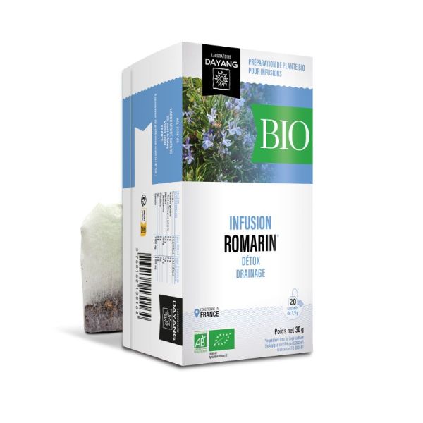 Dayang Infusion Romarin Bio - 20 sachets de 1,5g