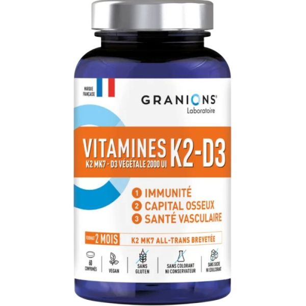 Granions Vitamine K2-D3 - 60 comprimés