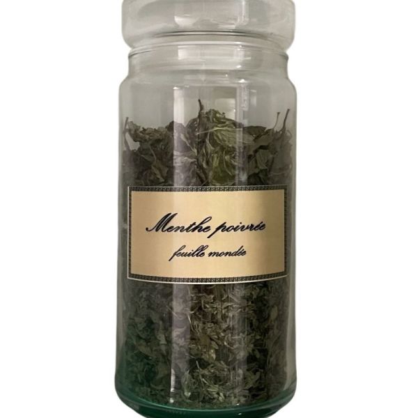 Menthe Poivrée vrac sachet 100g - Mentha x piperita L. - Feuille entière