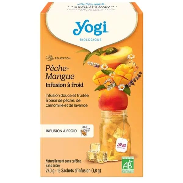Infusion à froid - Pêche-Mangue - 15 sachets