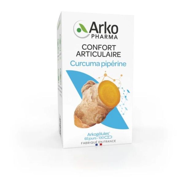 Arkogélules curcuma 130 gélules