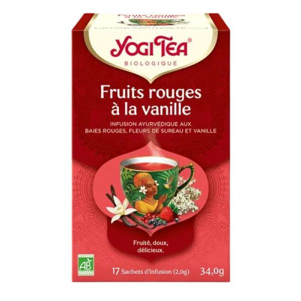 Fruits rouges à la vanille - 17 sachets