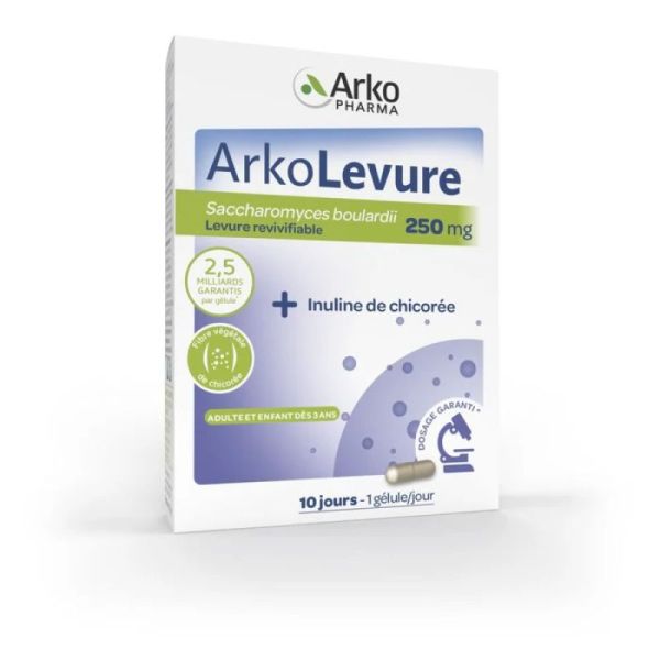 Arkolevure 250mg 10 gélules