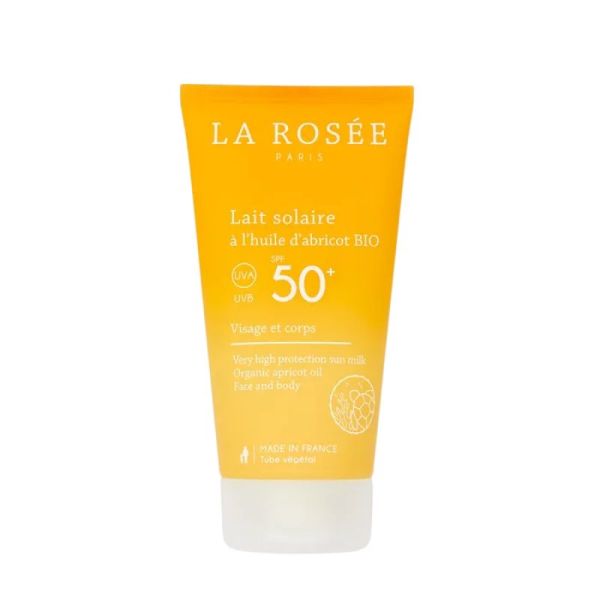 Lait solaire SPF 50+ à l'huile d'abricot Bio - 150ml