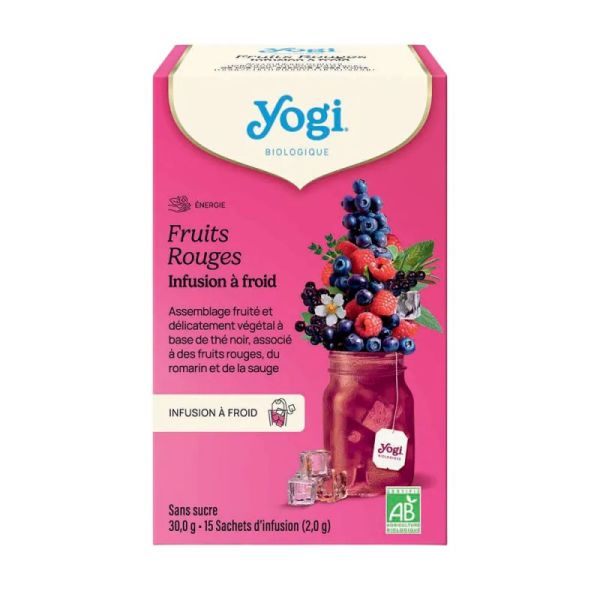 Infusion à froid - Fruits Rouges - 15 sachets