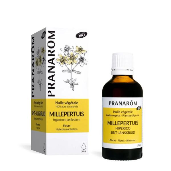 Pranarôm Huile Végétale de Millepertuis - Bio - 50ml