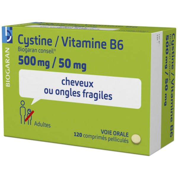 Cystine Vitamine B6 120 comprimés