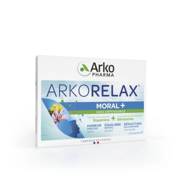Arkorelax Moral + sans dépendance 30 comprimés