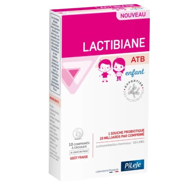 Lactibiane ATB Enfant - 10 comprimés à croquer