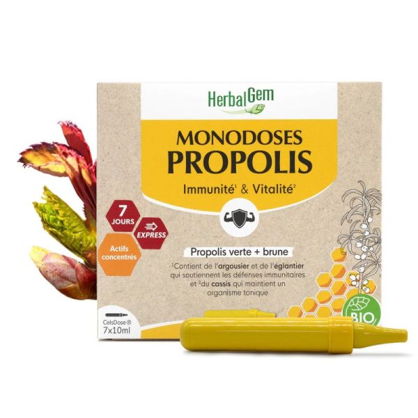Herbalgem Propolis - Bio - Monodoses 7x10ml