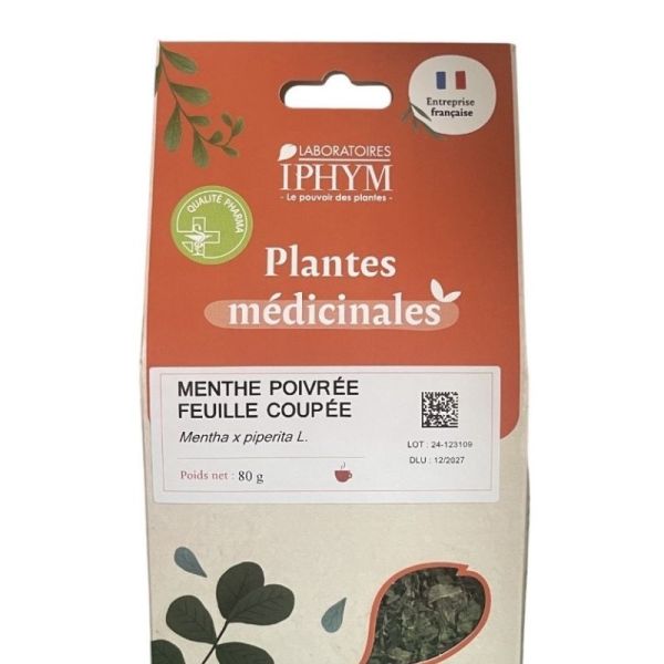 Menthe Poivrée Feuille coupée - Herb'iphym - 80g