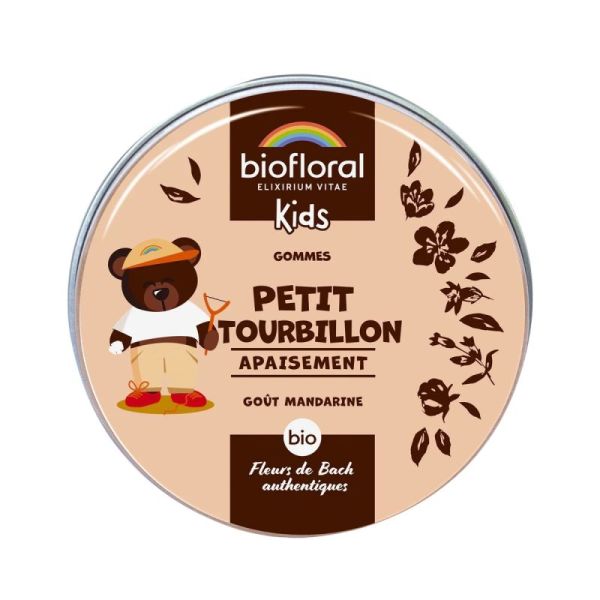 Biofloral Petit Tourbillon pour enfants, Mandarine - Bio - Gommes