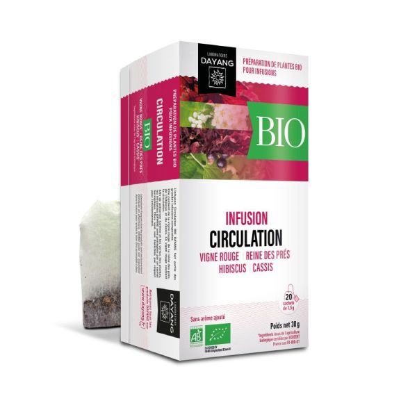Dayang Infusion Circulation Bio - 20 sachets de 1,5g