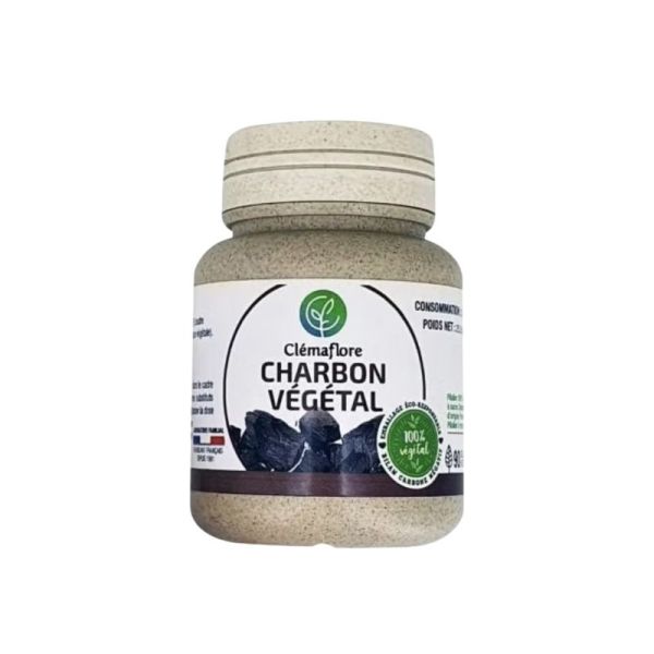 Clémaflore Charbon Végétal - 90 Gélules