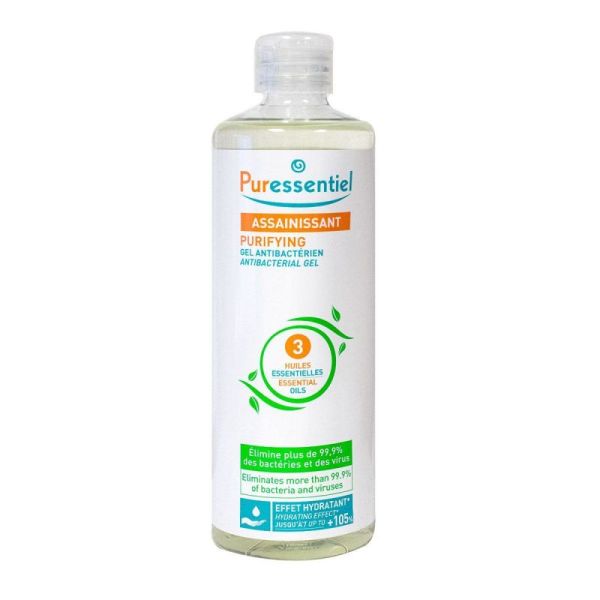 Gel antibactérien assainissant aux 3 huiles essentielles 500ml