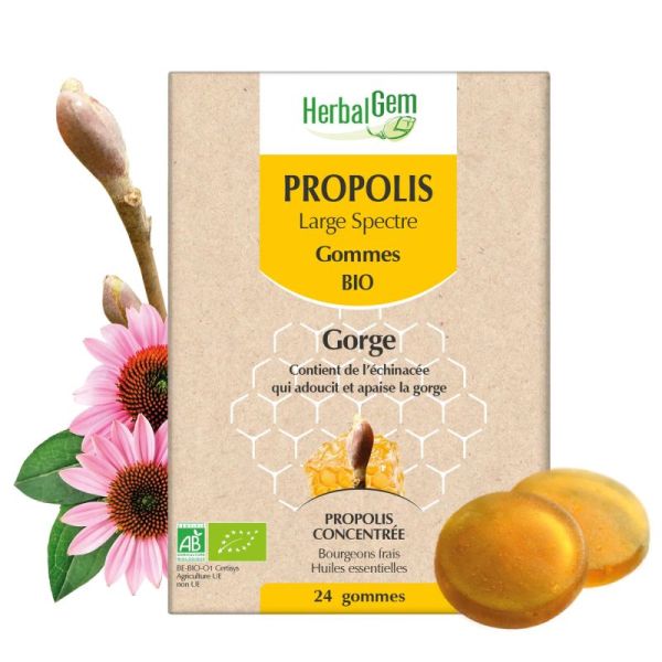 Propolis Herbalgem - Bio - Gommes